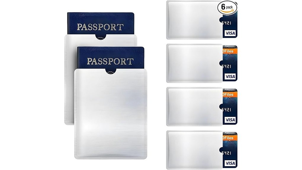rfid blocking sleeve for passports