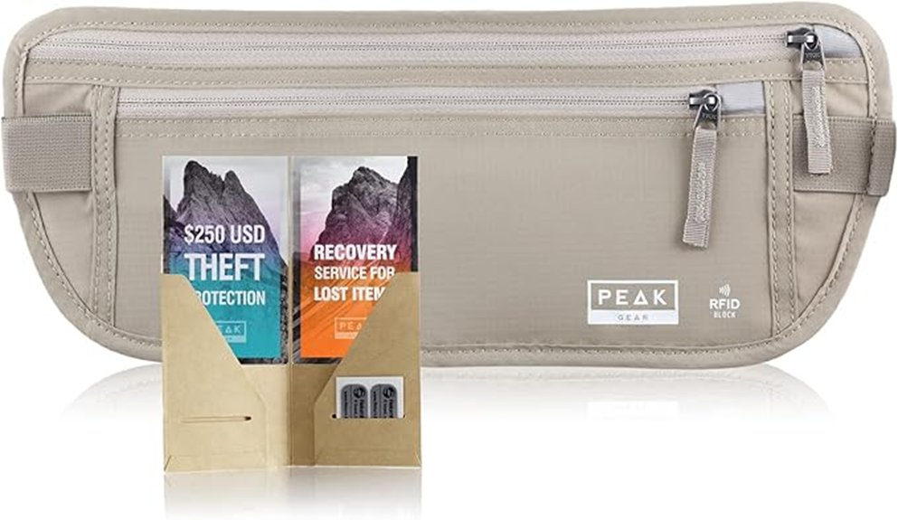 rfid travel money belt