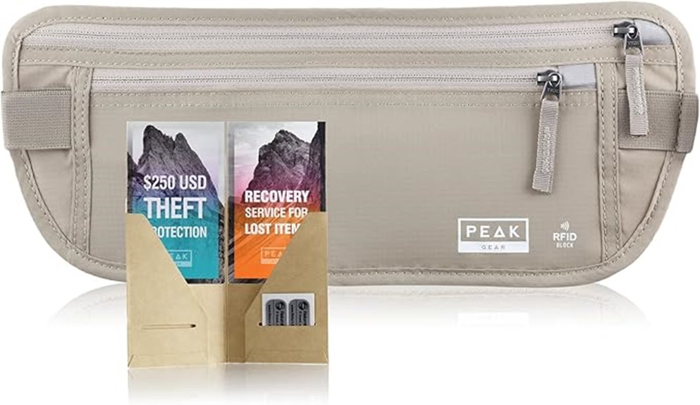 rfid travel theft protection belt