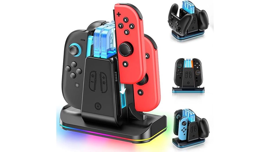 rgb 6 in 1 switch charging dock