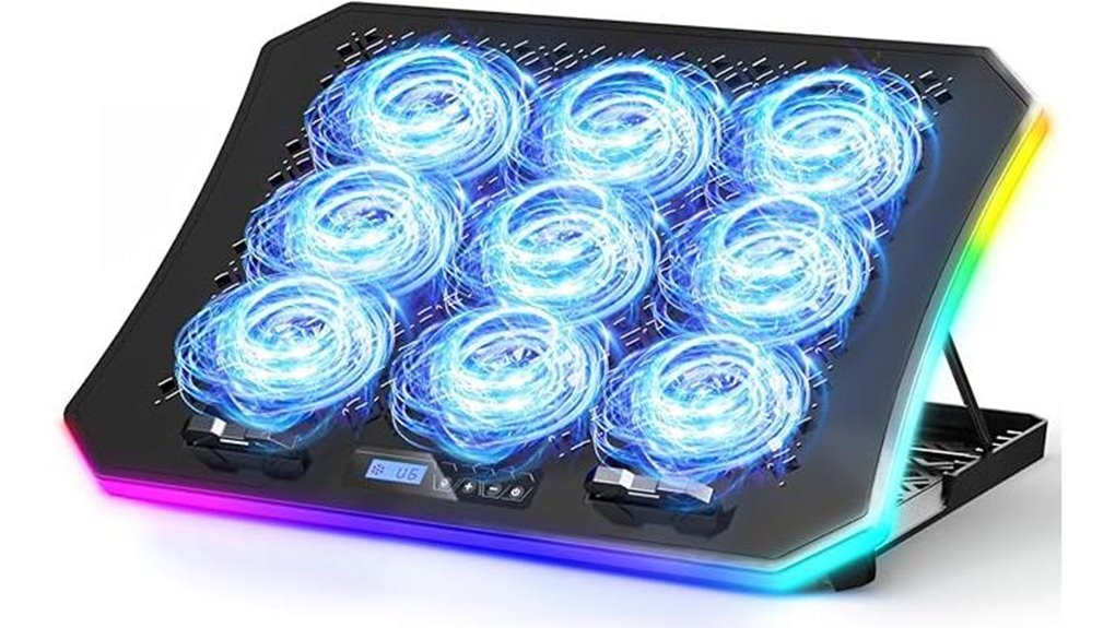 rgb cooling pad 15 6 17 3