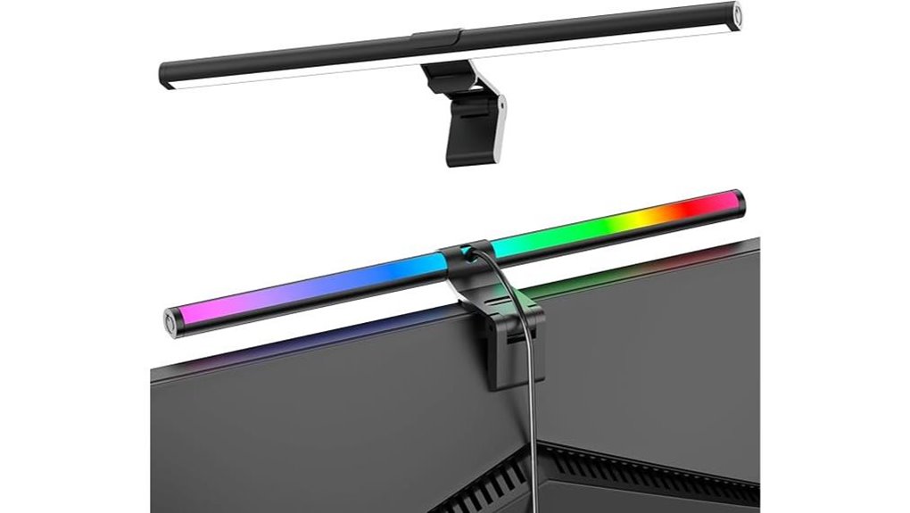 rgb dual eye care lamp