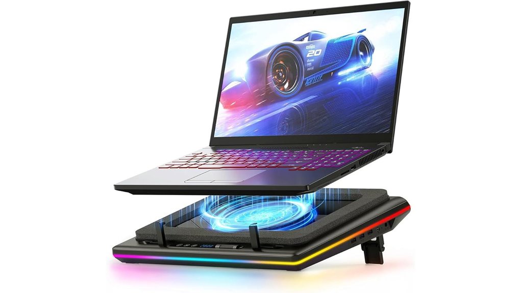 rgb v12 gaming laptop cooling