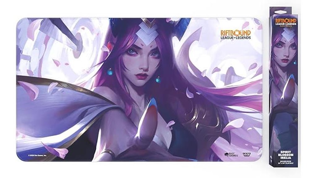 riftbound irelia spiritforged playmat