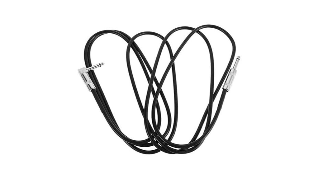 right angle to straight shielded cable