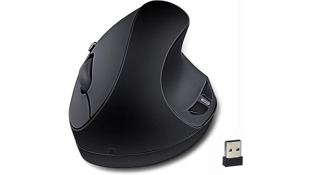 right handed ergonomic wireless mouse