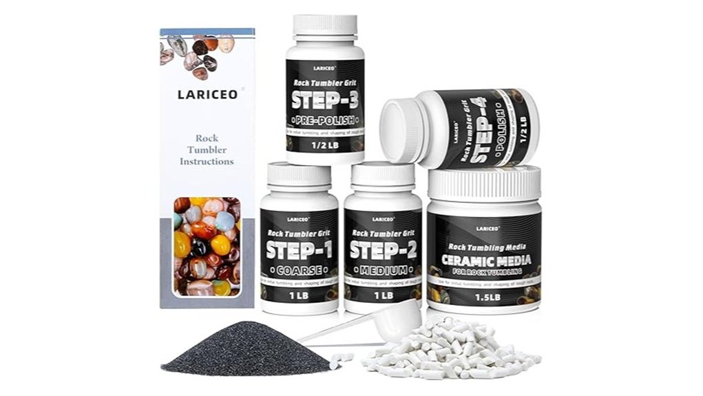 rock tumbler grit refill