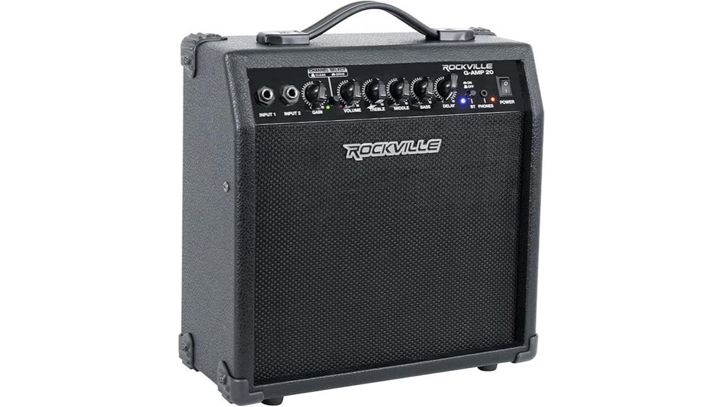 rockville 20w bluetooth guitar combo