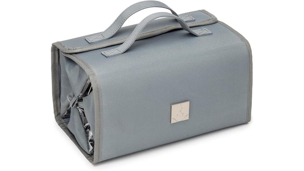 roll up travel toiletry organizer