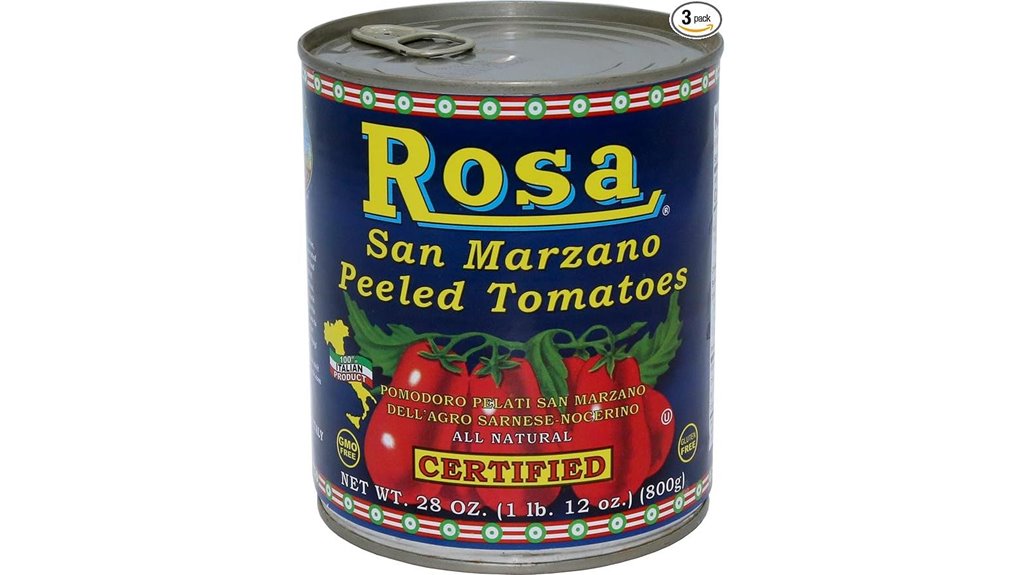 rosa certified san marzano tomatoes