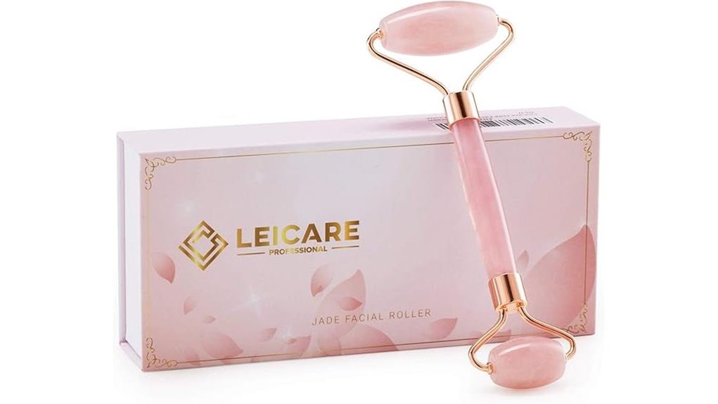 rose quartz jade roller