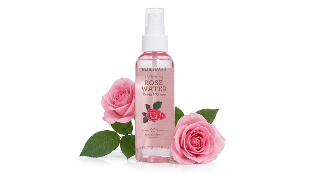 rose water hydrating facial toner