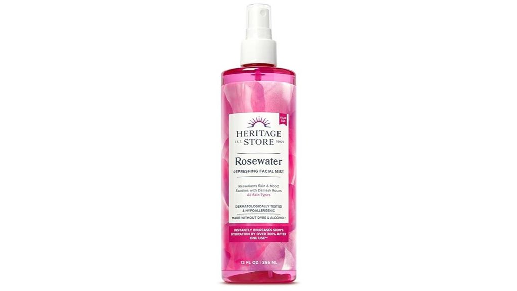 rosewater hydrating face mist