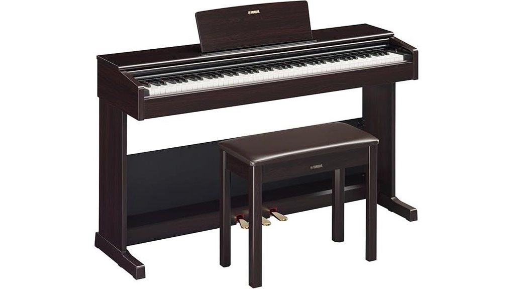 rosewood 88 key digital piano