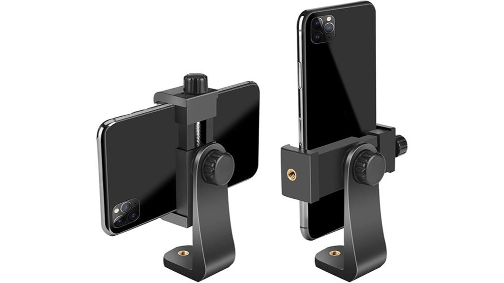 rotatable smartphone tripod mount