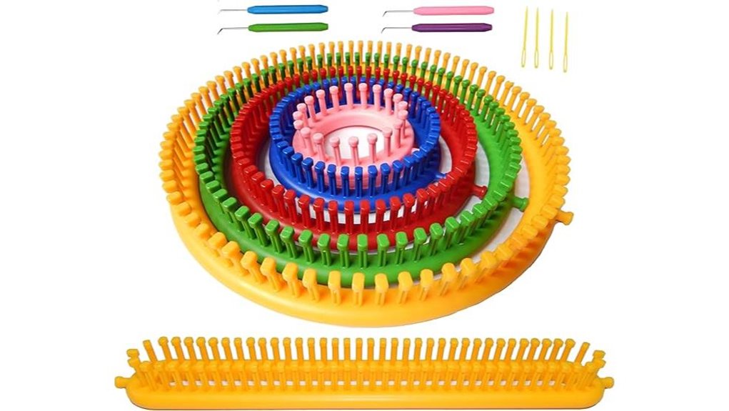 round and long knittingloom kit