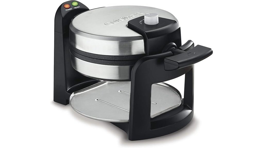 round flip belgian waffle maker