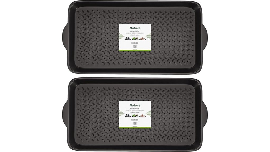 rubber boot tray duo