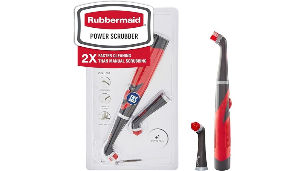 rubbermaid cordless grout scrubber