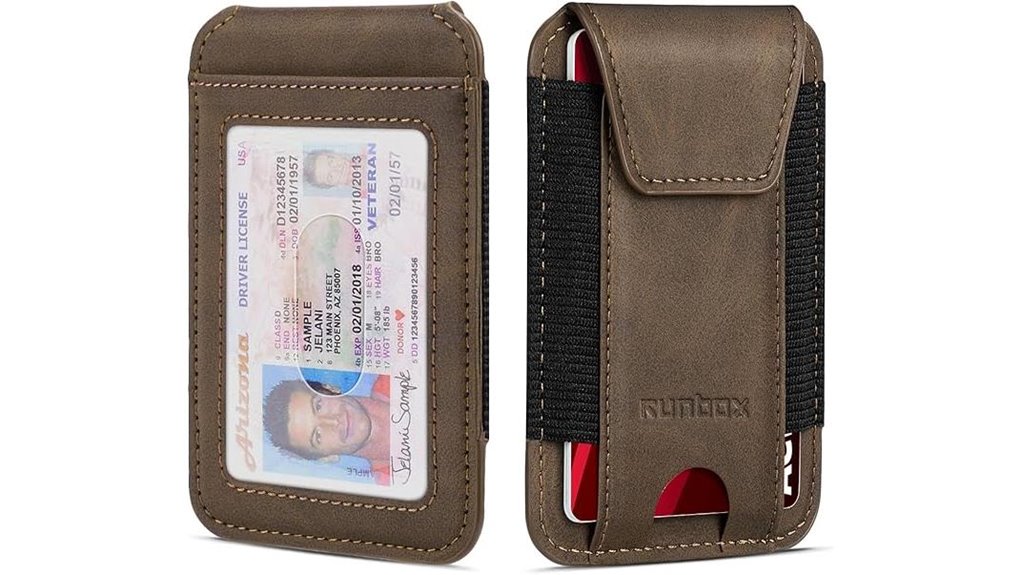 runbox rfid minimalist front pocket wallet