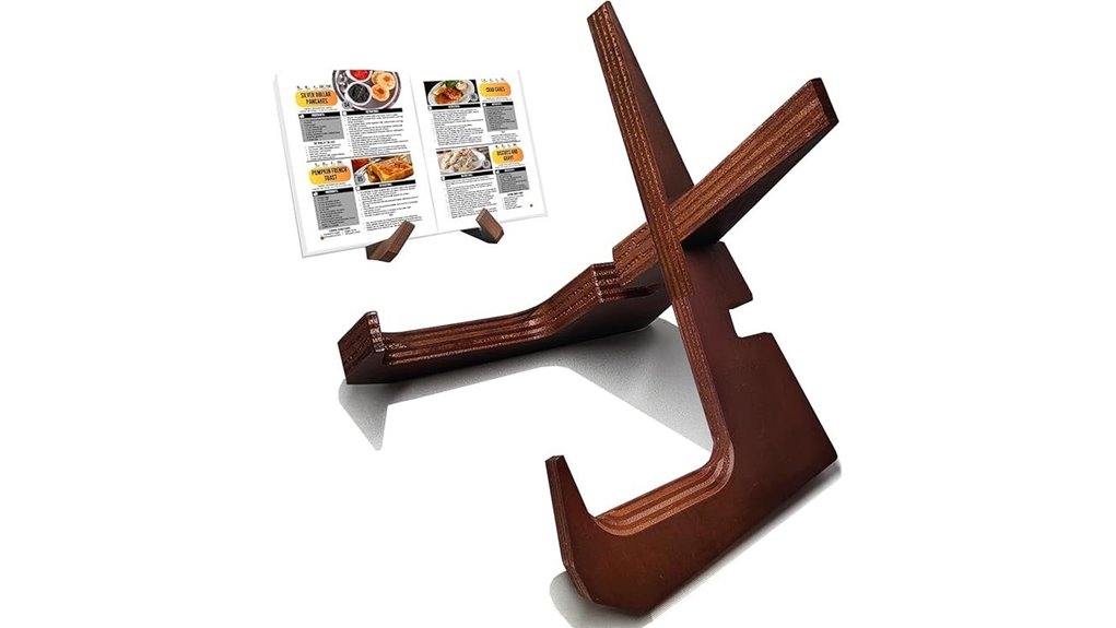 rustic adjustable wooden stand