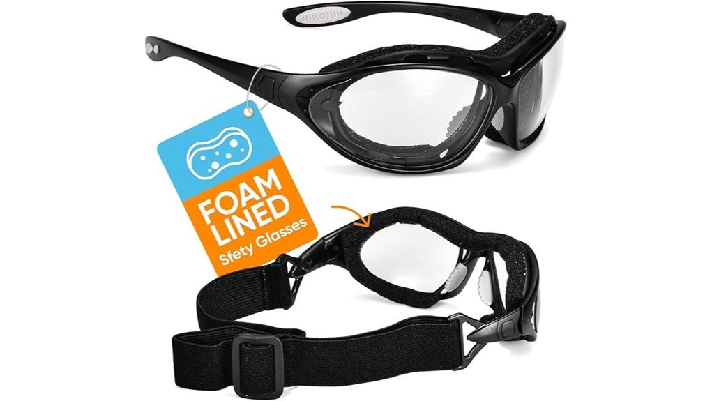 safeyear anti fog scratch resistant safety glasses