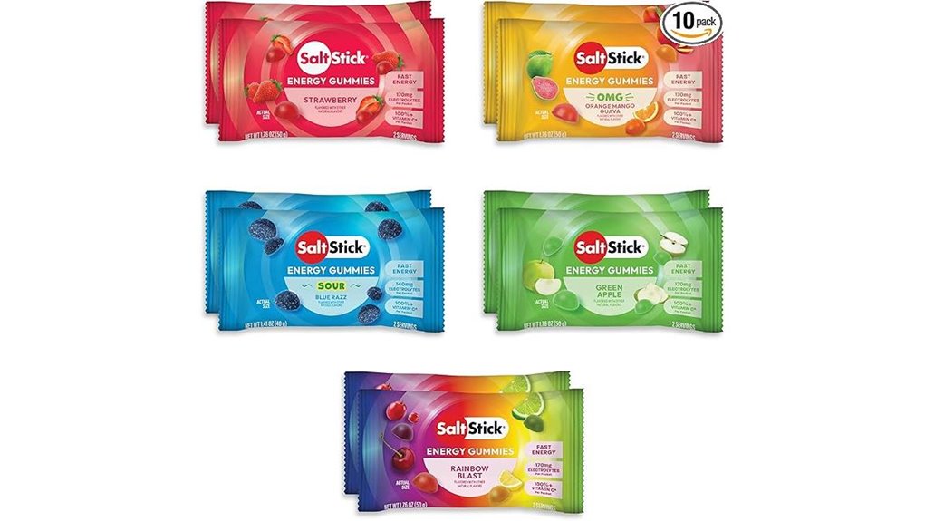 saltstick electrolyte gummies variety