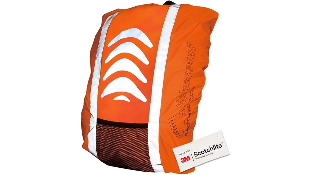 salzmann reflective waterproof backpack cover