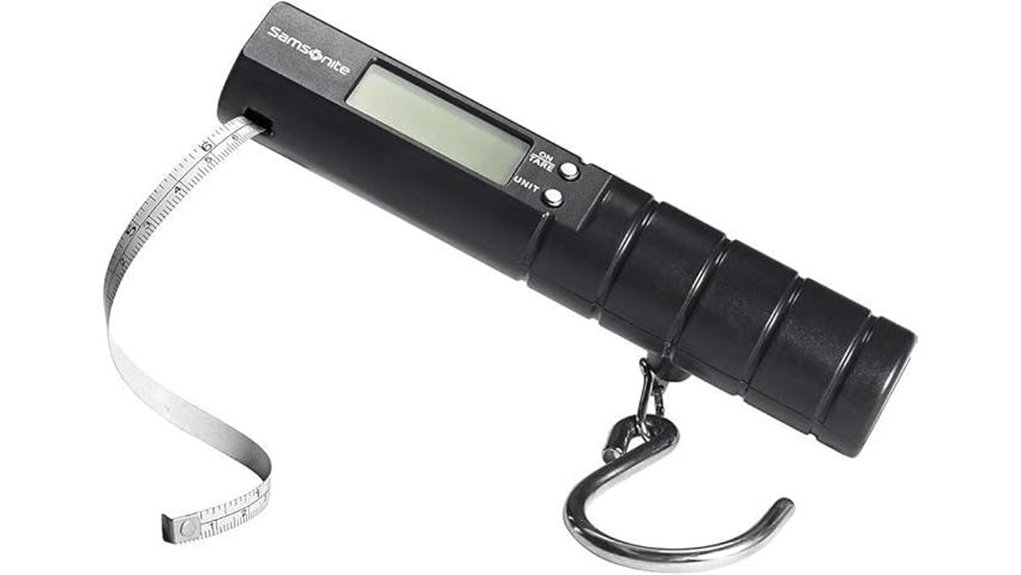 samsonite black electronic luggage scale