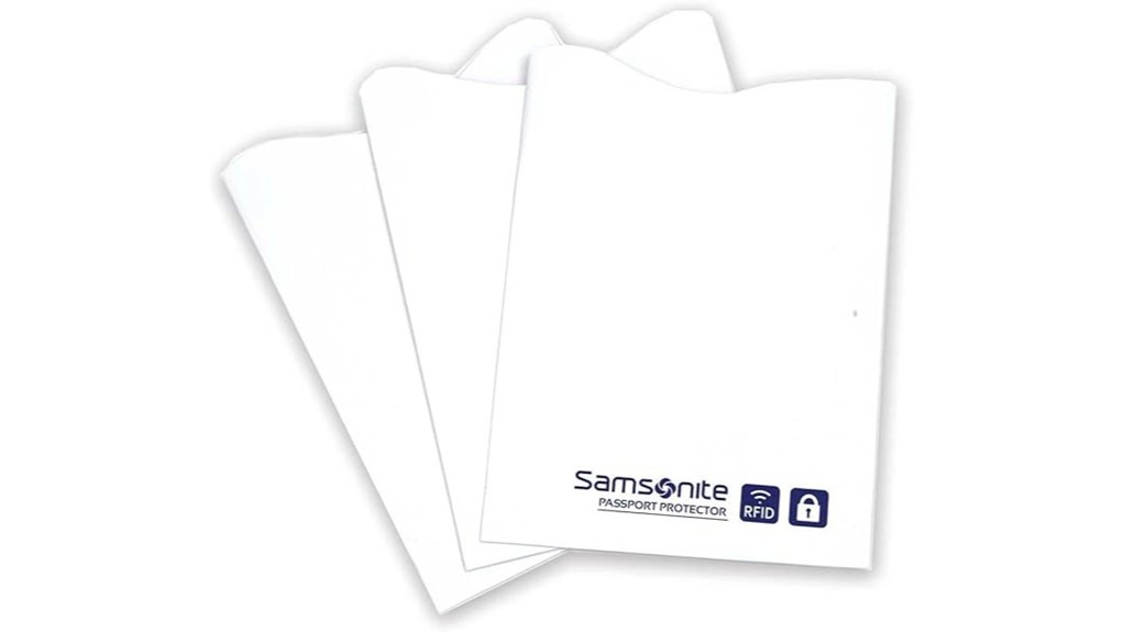 samsonite three pack rfid sleeves