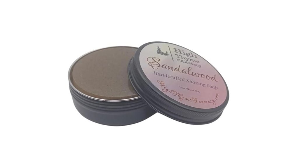 sandalwood bentonite shaving soap