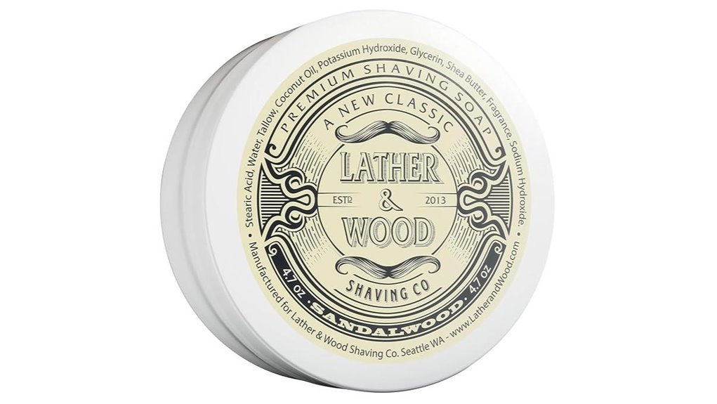 sandalwood scented shaving soap