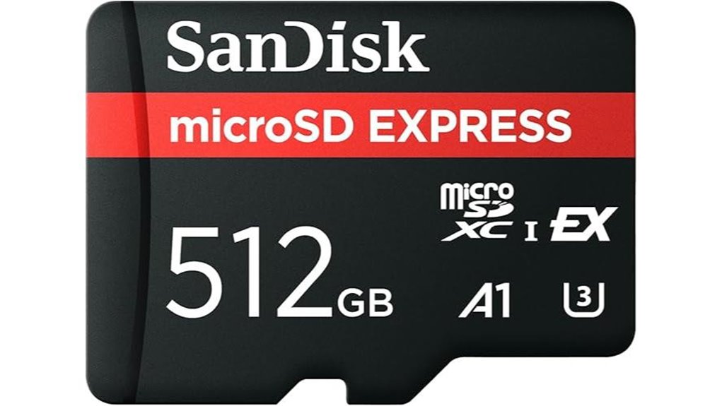 sandisk 512gb microsd express
