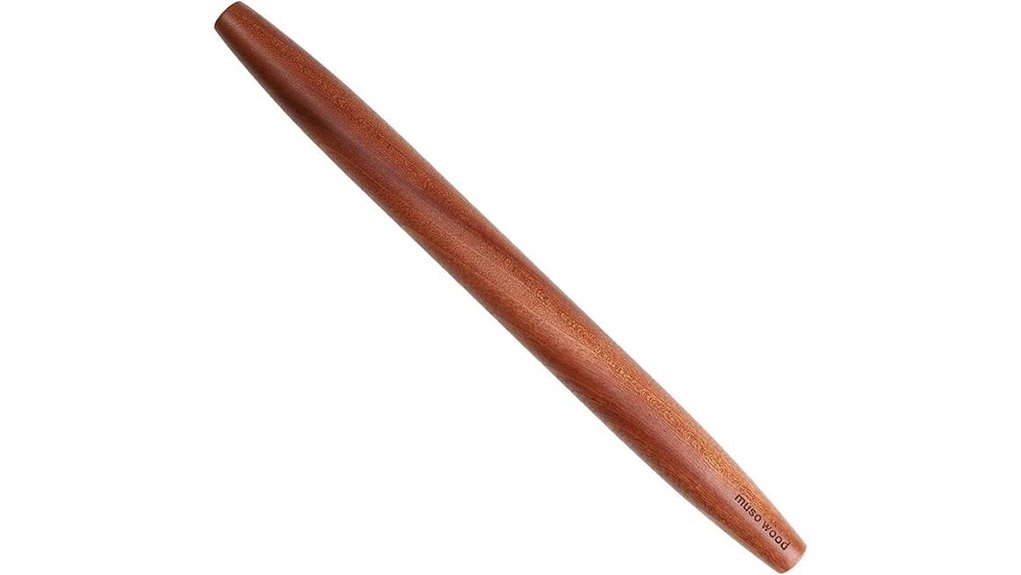 sapele tapered french rolling pin