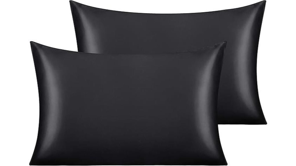 satin queen pillowcases twin pack