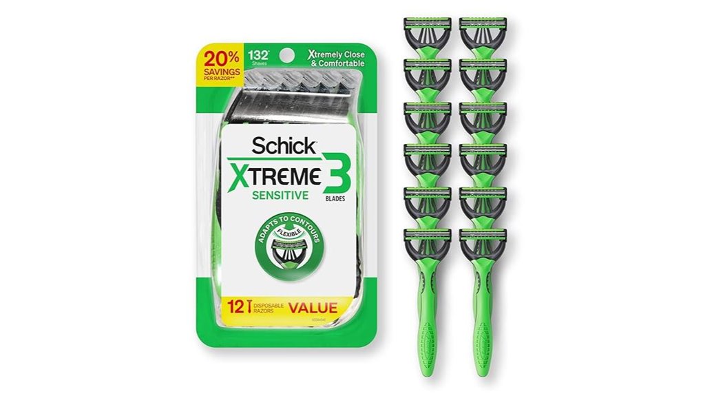 schick xtreme3 sensitive razors