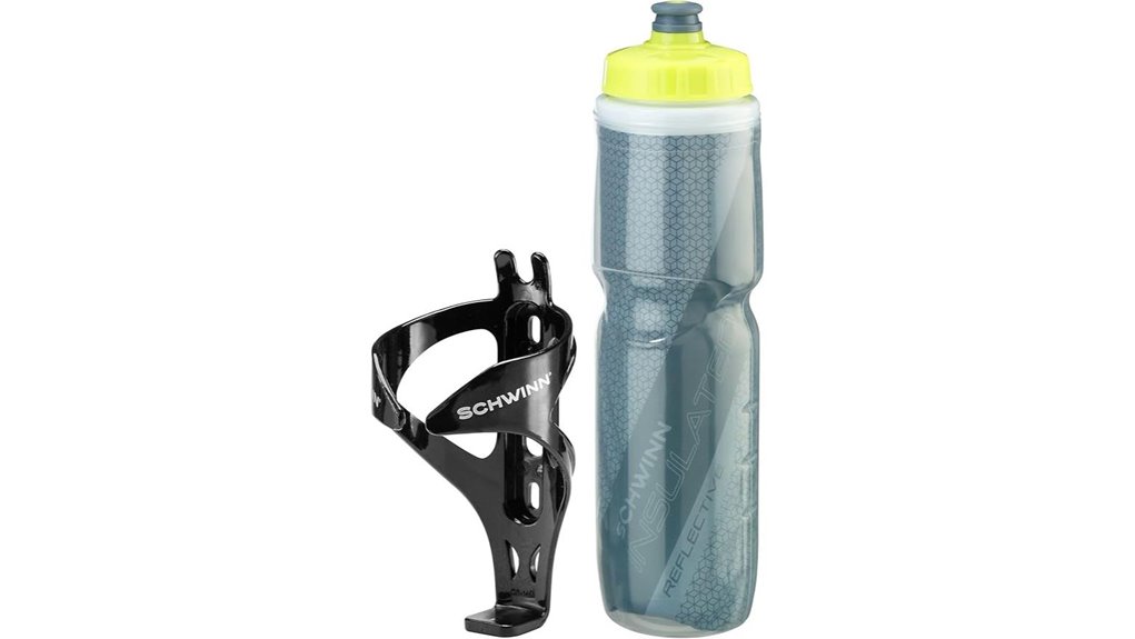 schwinn insulated reflective 26oz bottle