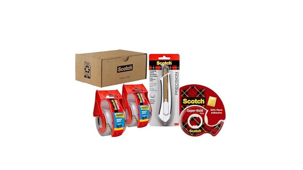 scotch shipping tape dispenser kit