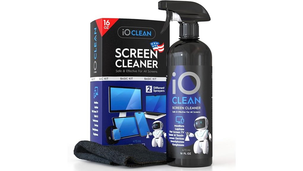 screen cleaner kit with microfiber