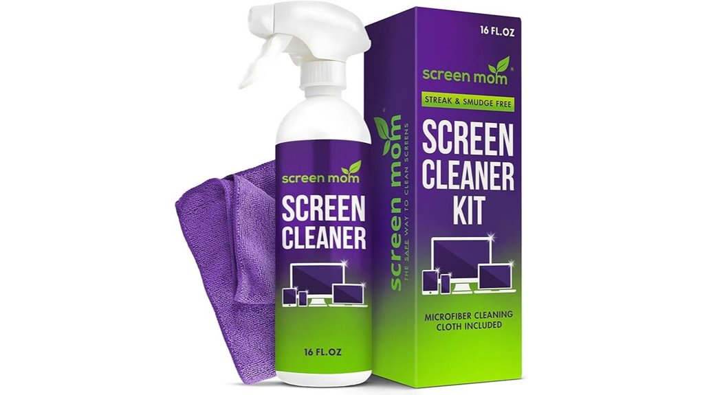 screen cleaner with cloth