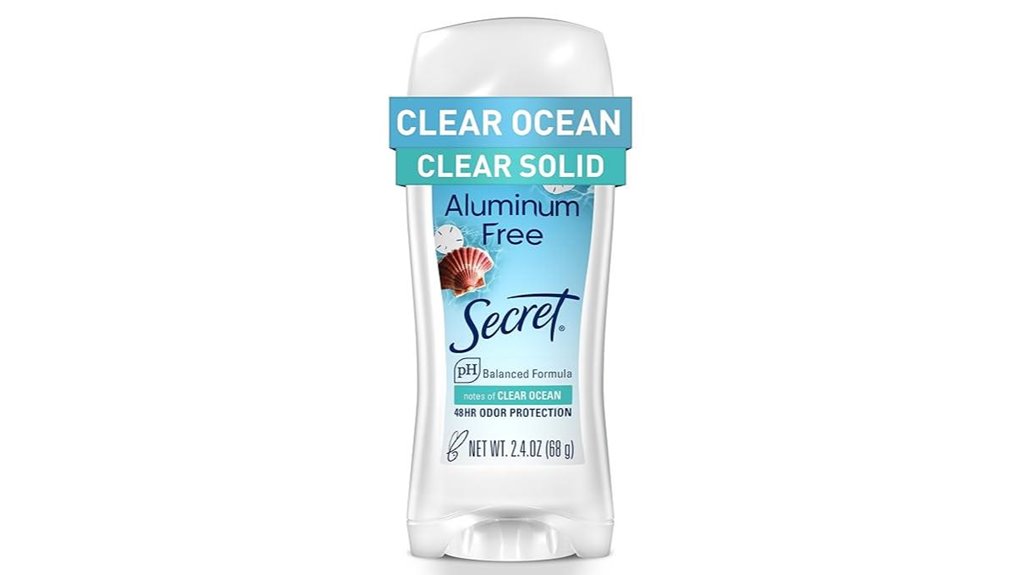 secret aluminum free women s deodorant