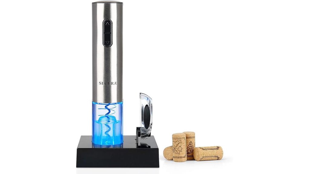 secura rechargeable electric wine opener