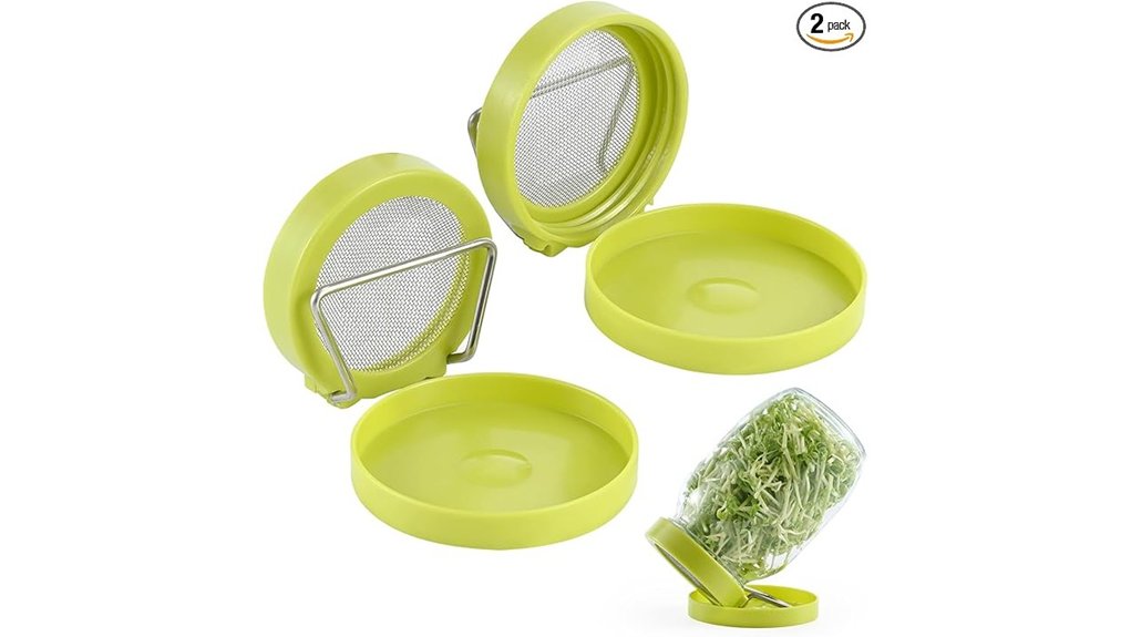 seed sprouter for wide mouth jars