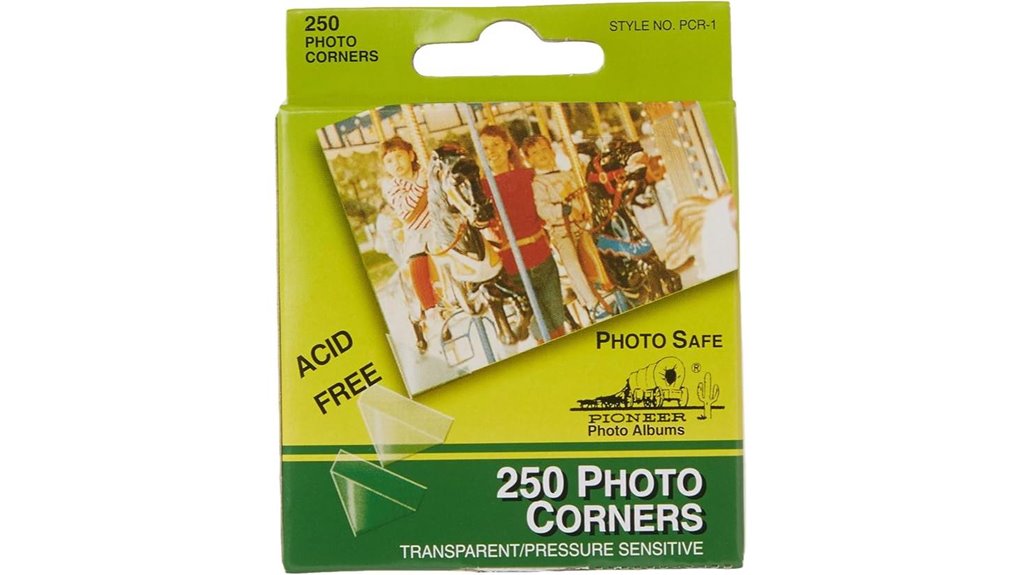 self adhesive multicolor photo corners