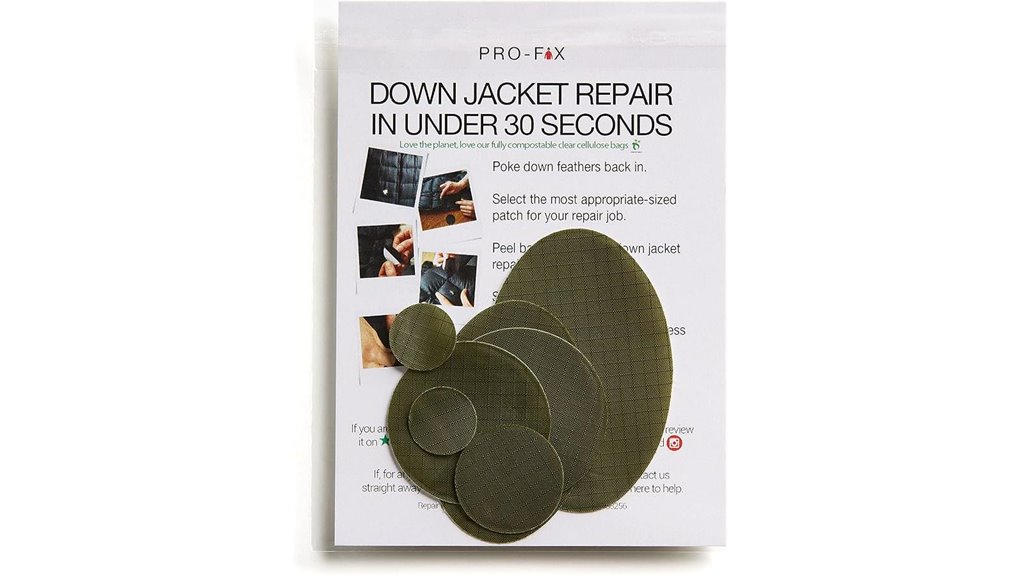 self adhesive nylon ripstop patches