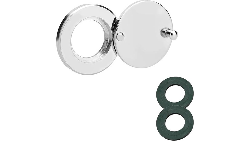 self adhesive silver peephole cover