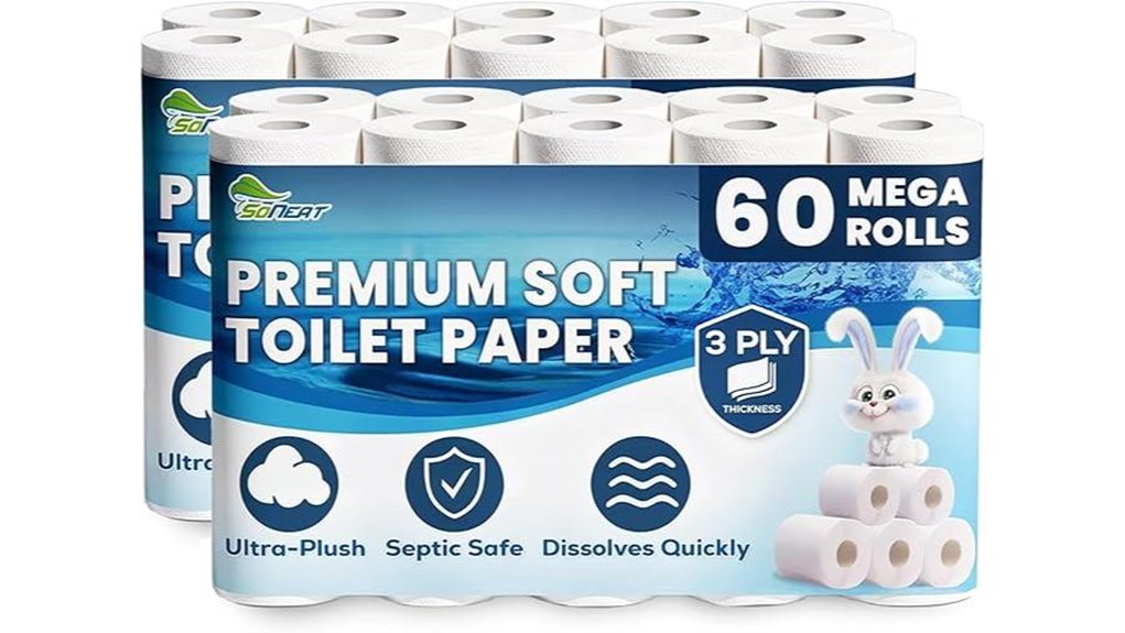 septic safe premium 3 ply toiletpaper
