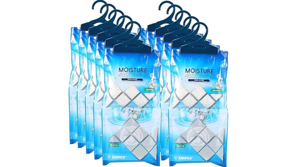 set of ten hanging dehumidifiers