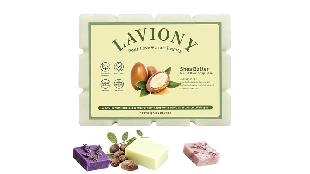 shea butter melt and pour soap