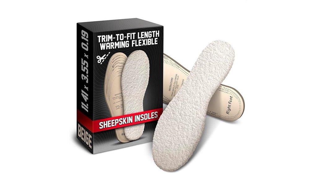sheepskin trim to fit insoles
